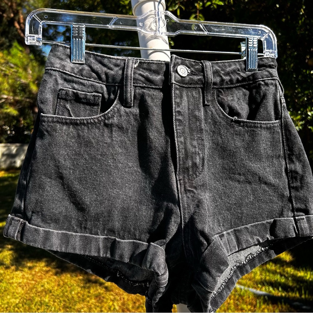PacSun High Rise Denim Mom Shorts Size 24